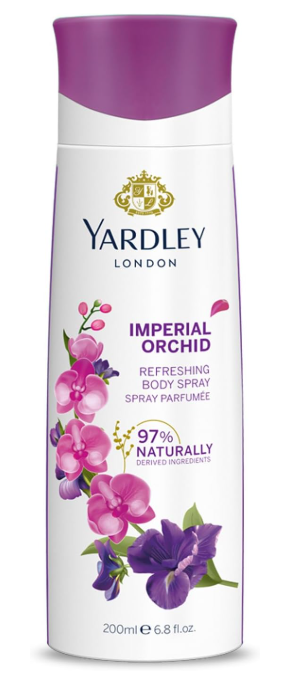 Yardley Imperial Orchid Body Spray For Women, 200ml