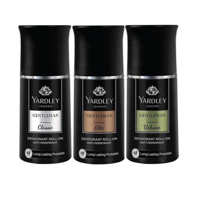 Yardley London Gentleman Deodorant, 3x50ml
