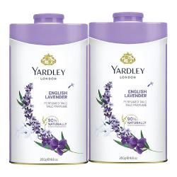 Yardley Scented Talc, 2x250ml