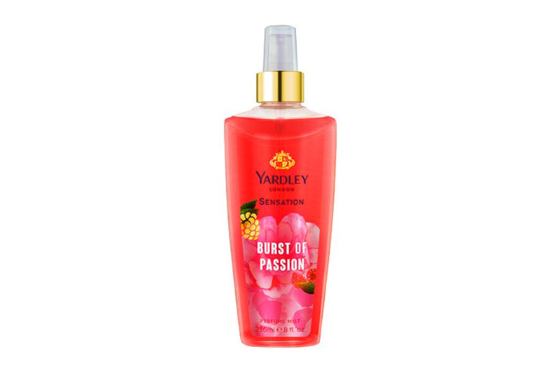 Yardley Sensation Burst Of Passion Perfume Mist, 336ml