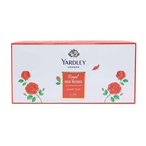 Yardley Soap Red Rose 3 pcs x 100 g